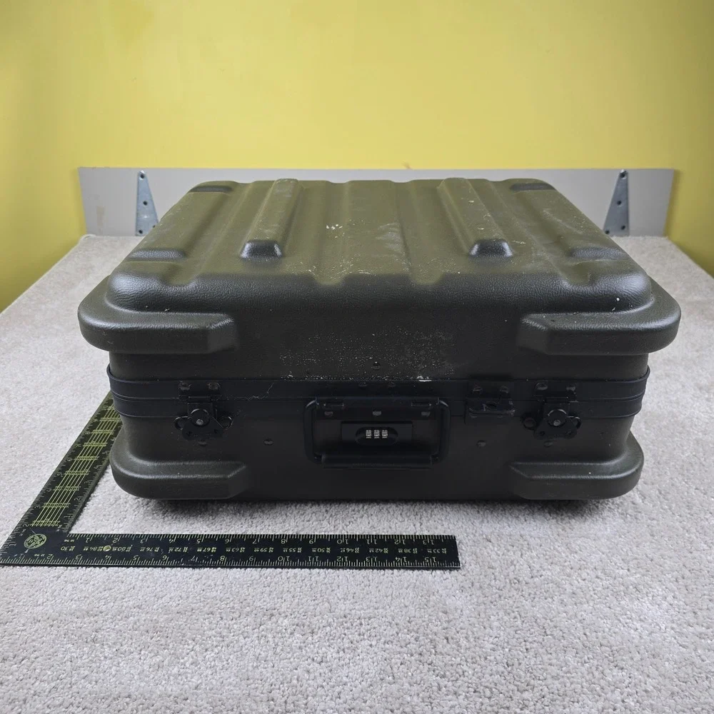 Jensen Tool Case Olive Drab Hard Shell Technician Briefcase Combination Lock